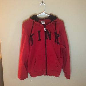 Red Zip Up Hoodie